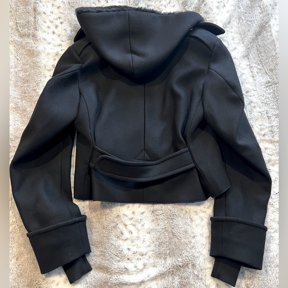 YSL Saint Laurent NWT Wool and Shearling Coat - Picture 7 of 13